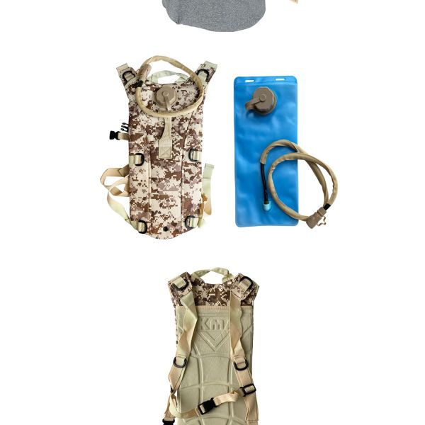 Customized Logo Multicam CP Camping Water Hydration Bag Perfect for Outdoor Adventures