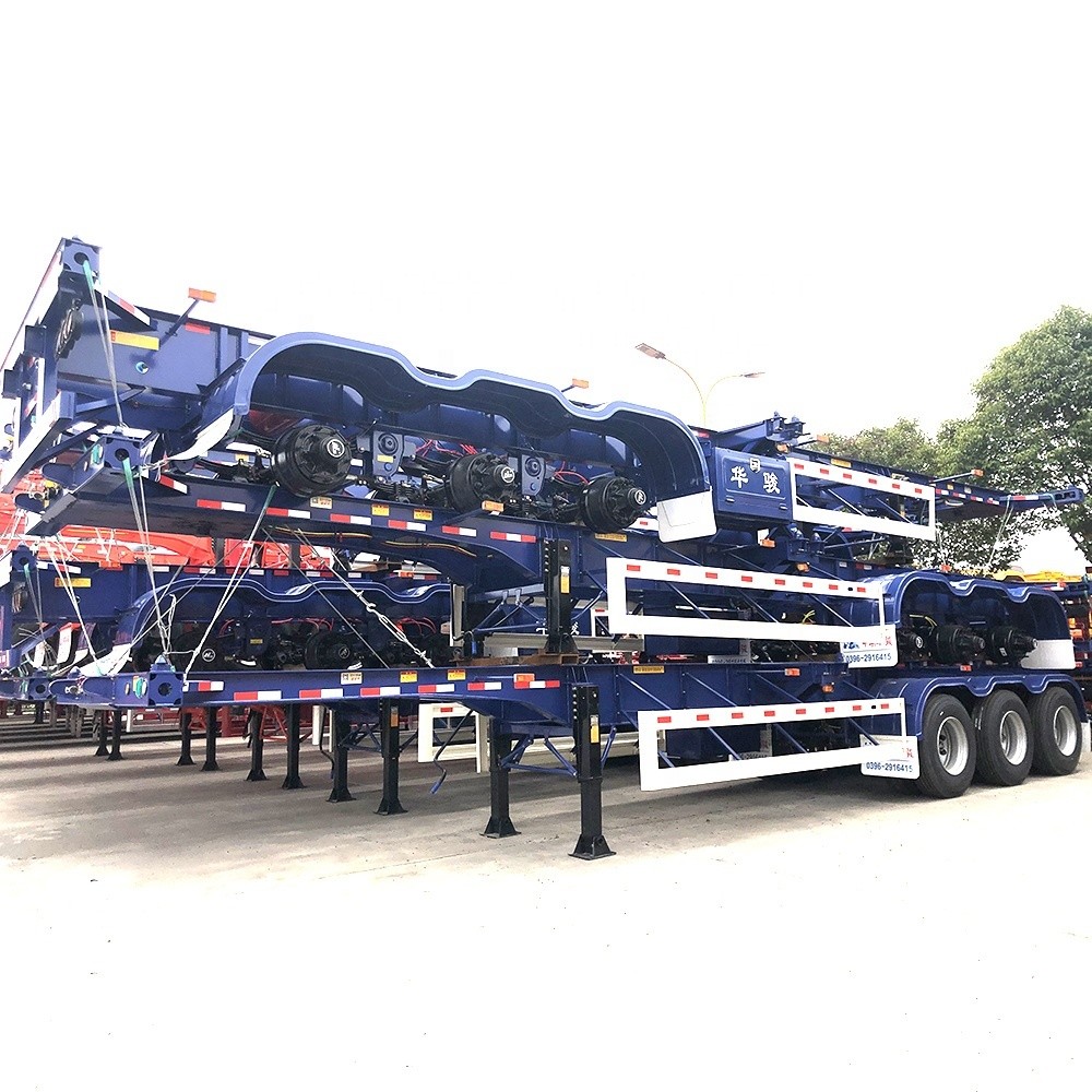 3 Axle 40 Foot Skeleton Semi-Trailer The Ultimate Solution for Container Transporting