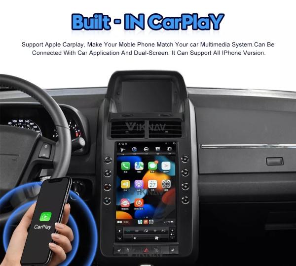 Dodge Journey PX6 Car Radio With Tesla Screen Android System Stereo