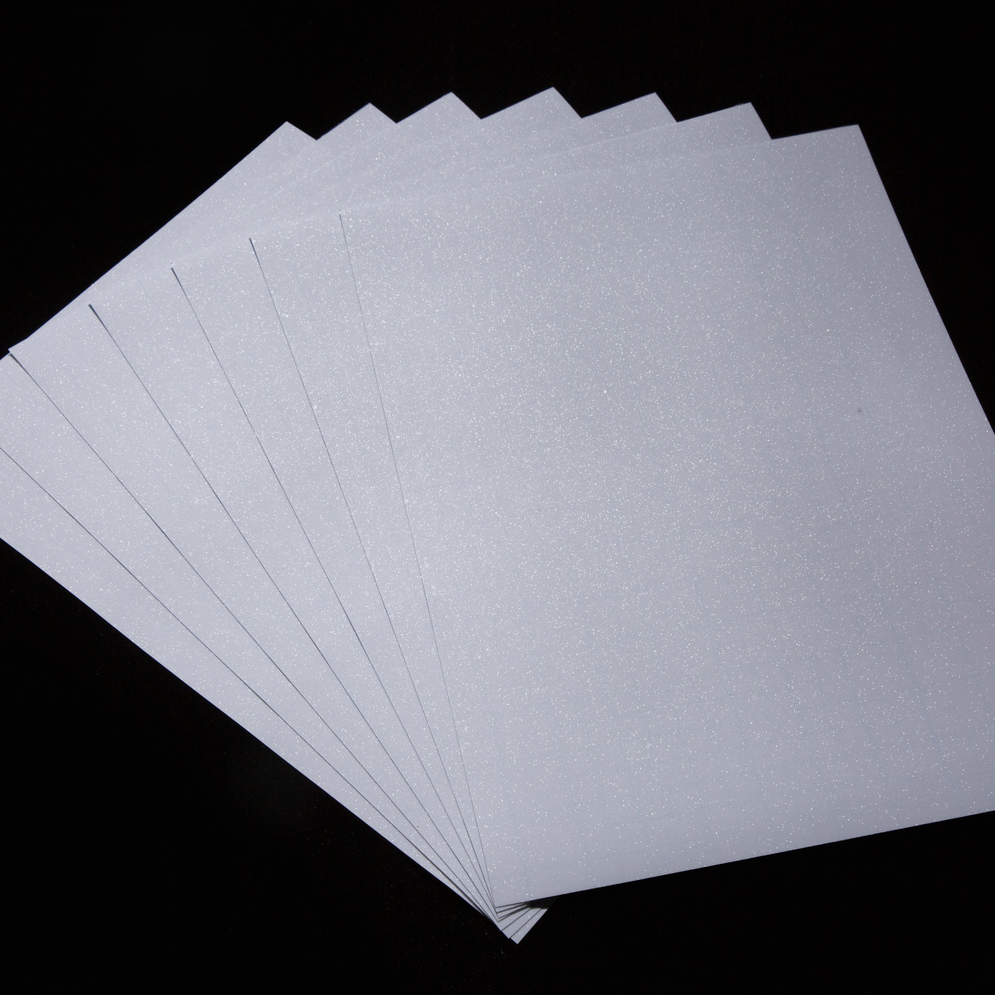 A4 Size Glitter Film Transparent Self Adhesive Holographic Cold Laminate Film For Packaging