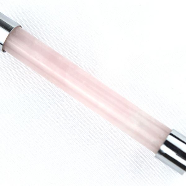2024 Natural Rose Quartz Facial Roller Guasha Crystal Massager for Face and Eye Massage Beauty Products