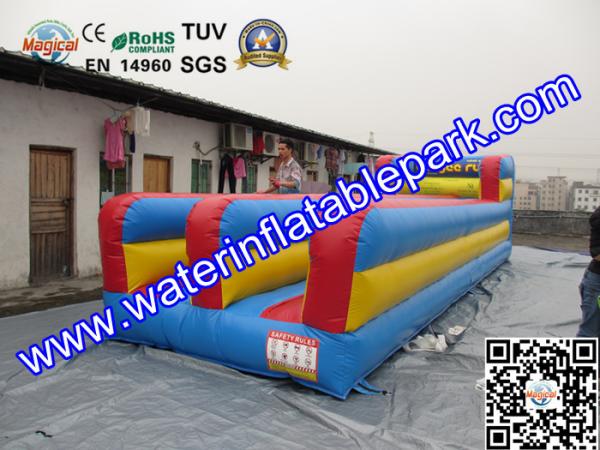 Custom Inflatable Sport Games , Inflatable Bungee Run 10M x 3M