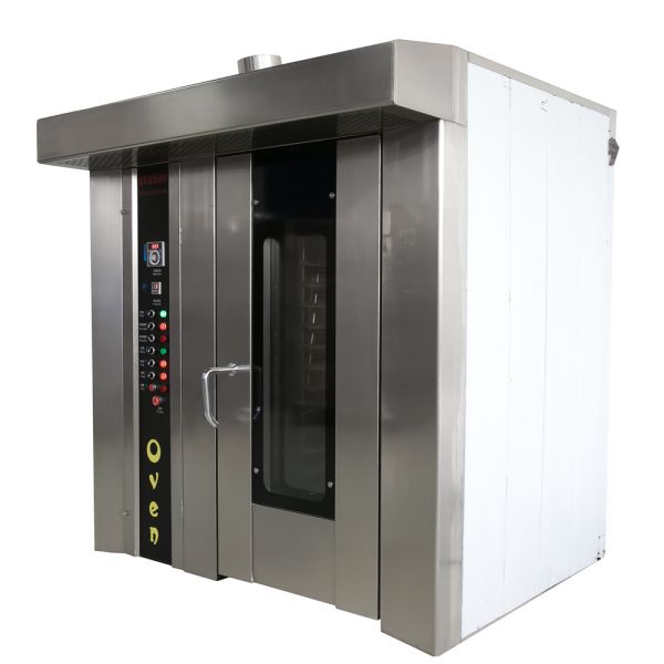 High Capacity 12/32/64 Trays Rotary Electric Convection Bakery Pizza Oven for Baking