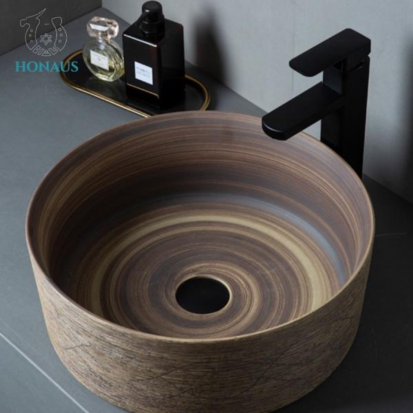 Household Commercial Bathroom Countertop Basin Art Design 580*400*130mm