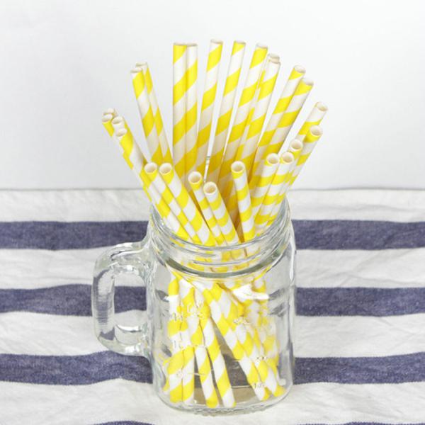 146mm Party Decoration Colorful Biodegradable Cocktail Straws