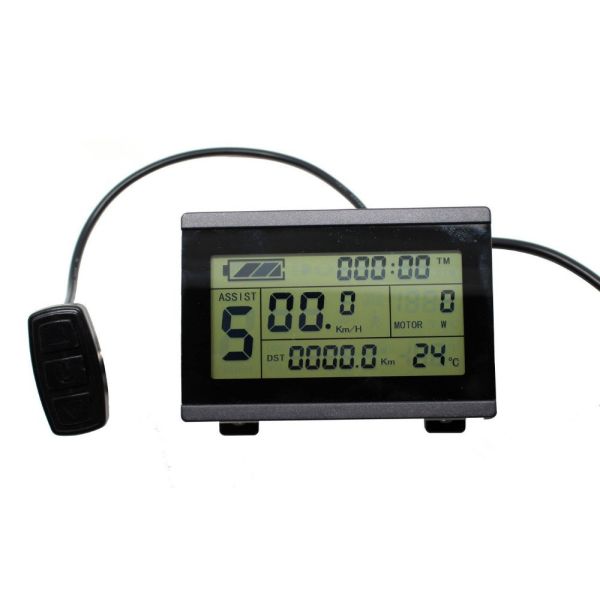 Night Riding E Bike Lcd Display For Electric Bike Conversion Kit