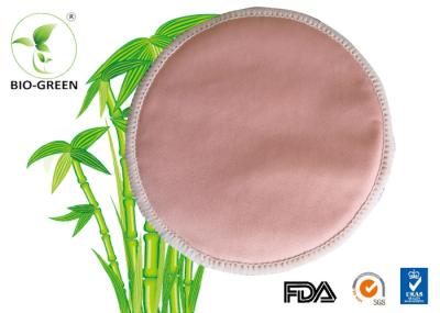 Pink Washable Bamboo Breast Pads , Grey Round Bamboobies Disposable Nursing Pads