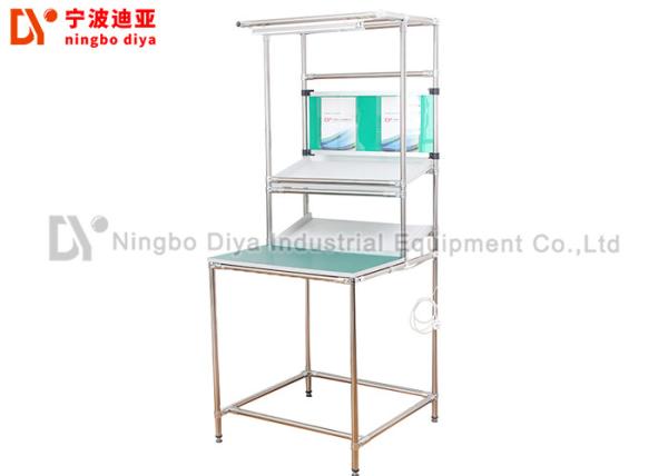 Fire Resistant Production Industries Workbench With Stainless Steel Lean Tube