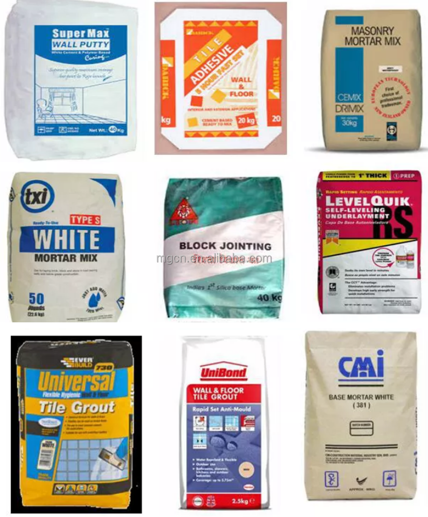 Les machines sèches automatiques simples de mortier couvrent de tuiles le mastic adhésif de mur faisant la machine