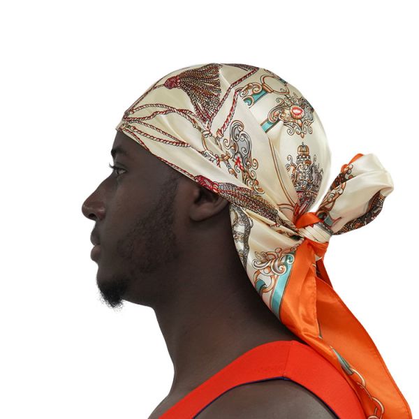 Men Women Silky Design Durag Waves Cap