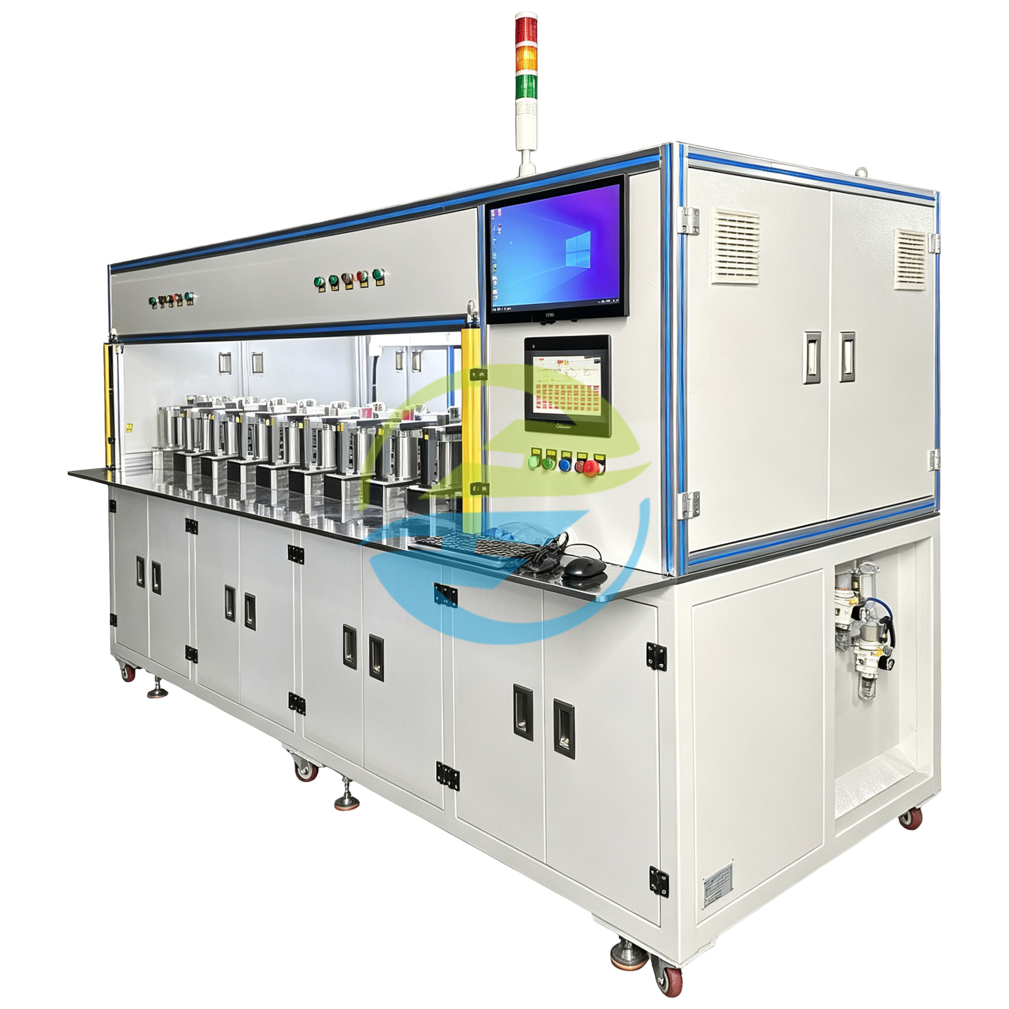 Ten-Station Automatic High-Pressure Relay Gas Filling and Sealing Machine for Custom Automotive Relays | Auto Parts Test Equipment