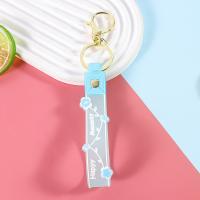 Clavedero de automóvil silicona llavero redondo brazalete con llavero de metal llavero de pulsera para mujeres y niñas