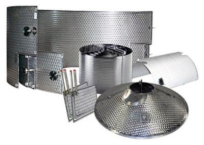 Fermentação de aço inoxidável industrial da cerveja de Dimple Pillow Plate Tank Fon