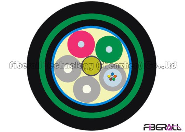 12 Fibers GYTY53 Outdoor Fiber Optic Cable With Central Strengthen Membe