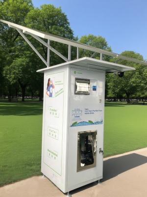 純粋な太陽光、オフグリッドの水浄化システム