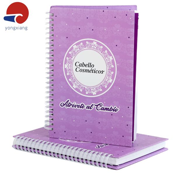 Beautifully Daily Planner Notebook Multiple Pages Hard Cover Journals Purple