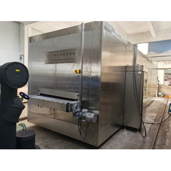 8 Kw Small Iqf Blast Tunnel Freezer 400kgs/Hour 500kg/Hour For Fruits