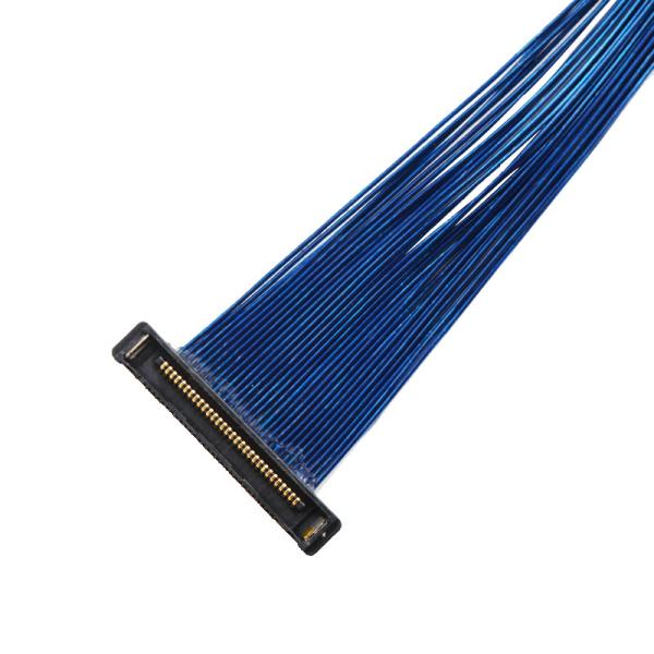Conector da exposição de 30 lvds do conjunto de cabo coaxial 20380-R30T-06 do EDP  do Pin micro