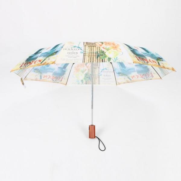 Telescopic Auto Open Close Umbrella Windproof Custom Logos Button Open Umbrella