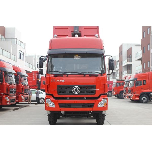 Flat Head Double Axle Dumper 12 Wheel 350hp 8X4 Hydraulic Lift Heavy Duty Dump Truck