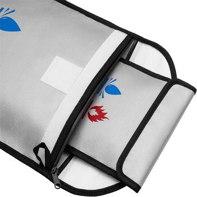Biens universels de sac sûr de Lipo de tissu de fibre de verre avec la tirette