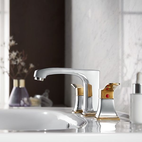 ARROW Foshan Single Handle Single Hole Bathroom Sink Faucet with Ceramic Valve Core and Gold Finish