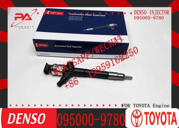 Equipo de inyectores del motor 095000-9780 23670-51030 Partes de mantenimiento del motor para Toyota Land Cruiser200 V8 1VD-FTV