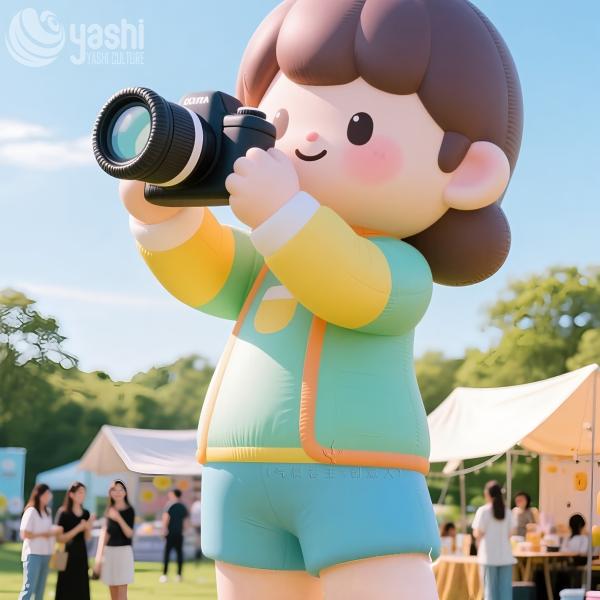 Outdoor Cartoon Balloons Giant Inflatable Cartoon Figures Light Up