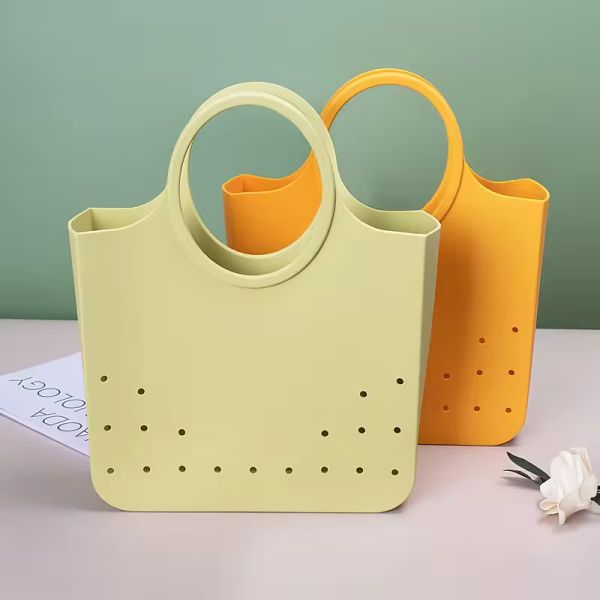 Waterproof M Size Hand Tote for Outdoor Activities PVC Lining Material Beach Bogg Bag