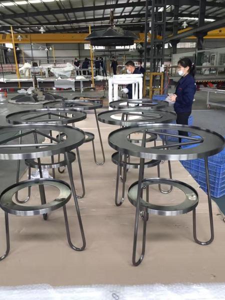 High quality 304 316 custom made stainless steel furniture lets and parts manufacturers in Foshan