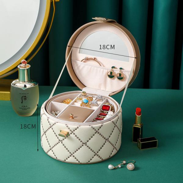 CHINESE STYLE HAND DECORATION BOX HIGH-GRADE JEWELRY BOX LARGE CAPACITY WATERPROOF PORTABLE JEWELRY BOX HOUSEHOLD MULTI-
