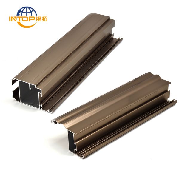 Natural Bronze Anodized Window Profile 6063 T6 for Sliding Systems