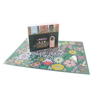 Jogo de papel feito sob encomenda por atacado do enigma do projeto dos desenhos animados do enigma de serra de vaivém do OEM