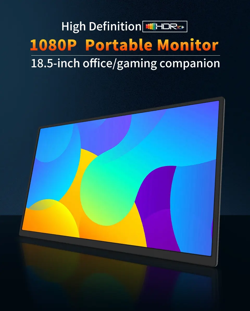 Сверхтонкий 14-дюймовый экран типа C Lcd Smart Dual Gaming Monitor портативный для Xbox