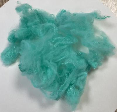 OEKO-TEX Certified Recycled Polyester Fiber 2.5D 51mm Aqua