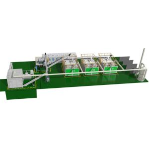 30Tons Per Day Waste Disposal Equipment Food Waste Shredder Organic Waste Recycling