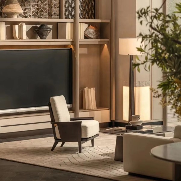 Songdesign Luxury Modern Eco-Friendly Sofa Ottoman Console Table Set 5-Star Hotel High-Class Residential Home Furniture Living