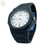 Lo último de la moda logotipo personalizado movimiento de cuarzo correa de goma colorido dibujos animados reloj de pulsera