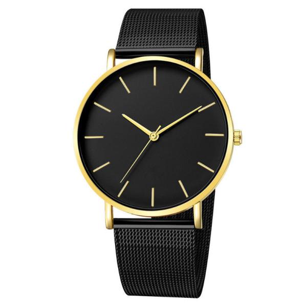 Customization Alloy Analog Quartz Wrist Watch 7mm Case Thickness For Men And Women