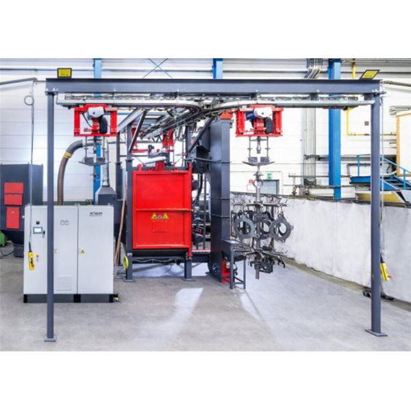 Máquina de acero roscada del chorreo con granalla de las colocaciones 0.3t 25t/H