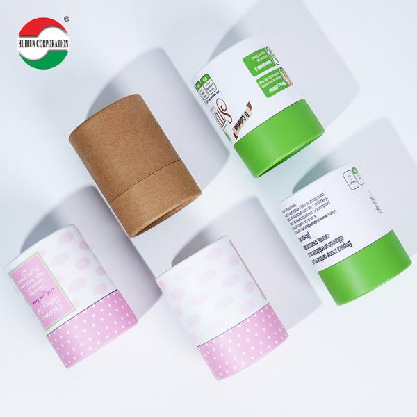 Tubes en carton kraft imprimés sur mesure pour emballage en poudre