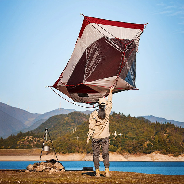 Oxford Cloth Camping Outdoor Tents Two Person Camping Tent Backpacking Tent 2.50kg