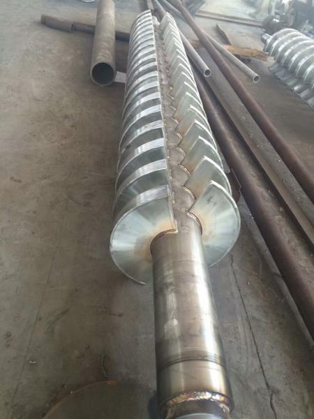 Compact Structure Industrial Rotary Dryer Small Occupied Space Supply Sludge Blade