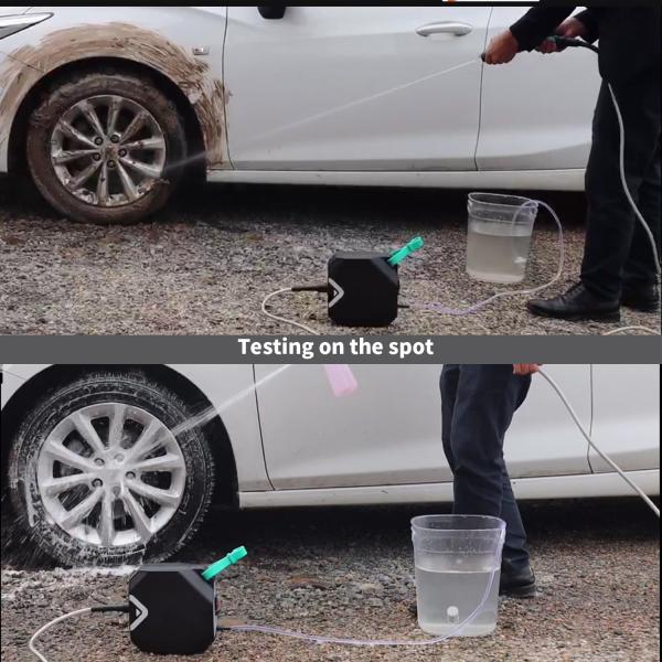 new model high pressure car pressure washer machine with lithium batterry for car wash factory supplier