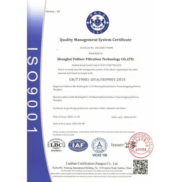 10Inch Polypropylene Pleated Filter Cartridge for High Flow Water and Beverage Filtration