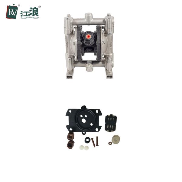 3/4 Pneumatic Diaphragm Pump For Acid Solvents Aodd Pump Capacity 15 Gpm