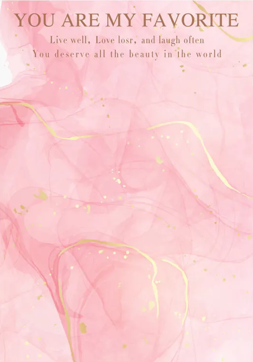 Pink Lower Bouquet Florist Wrapping Paper Waterproof Flower Wrapping Paper