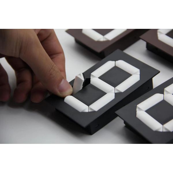 На открытом воздухе дисплей цены цифров регулировки номеров бензоколонки ASA пластиковый ручной