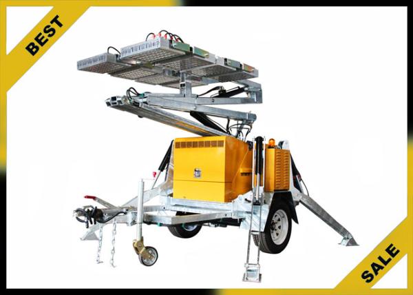 Electronic Controlled  Portable Light Towers , Hydraulic Locks Towable Light Tower Sustaining Valves