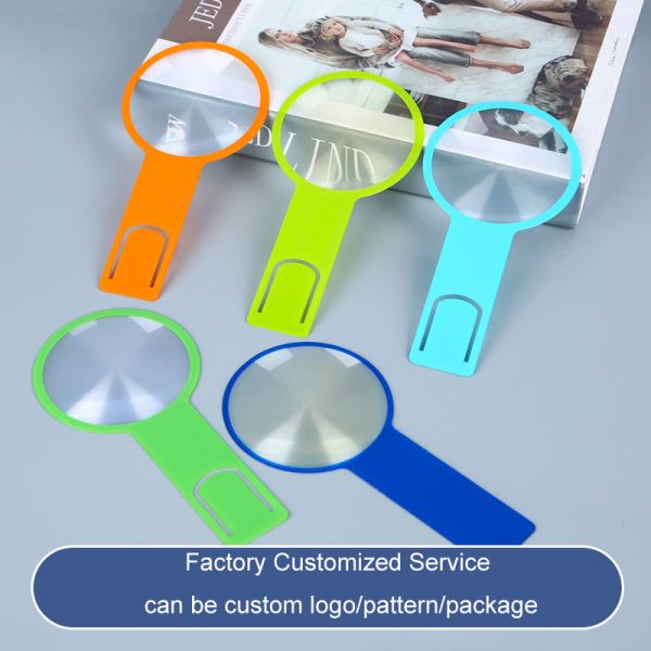 Custom Card Magnifier BookmarkMagnifier Fresnel Lens 3X Card Magnifying Sheet for Reading